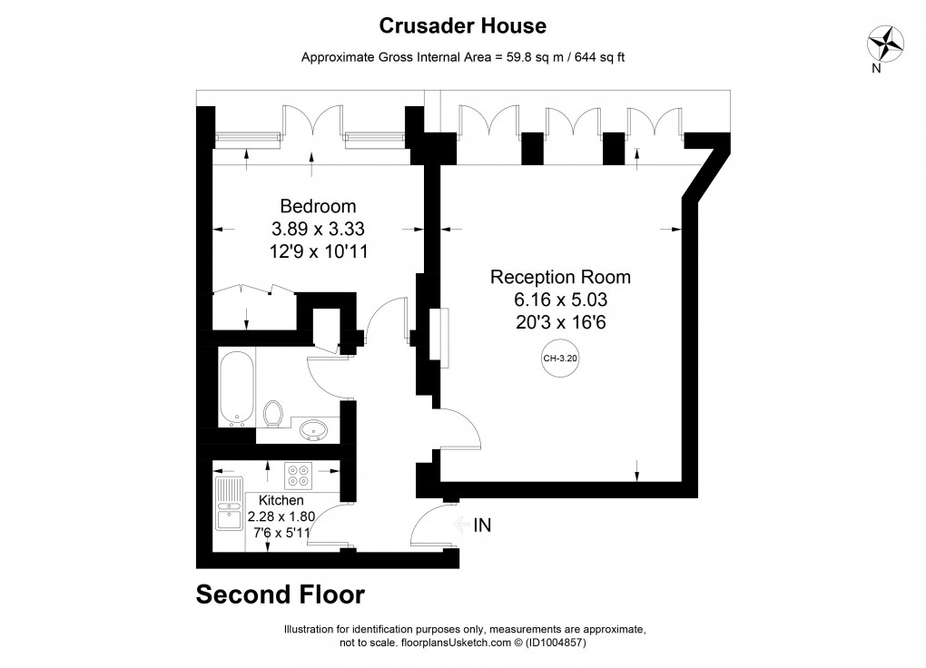 Floorplan for St James's, London