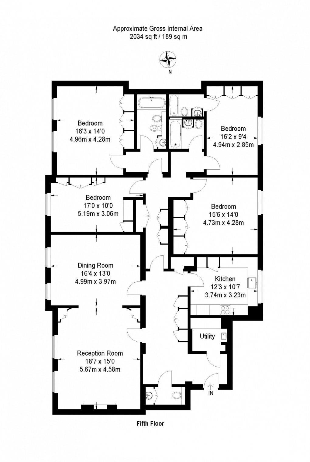 Floorplan for Marylebone, London