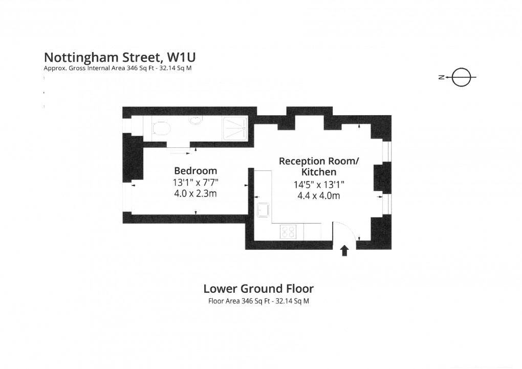 Floorplan for Marylebone, London