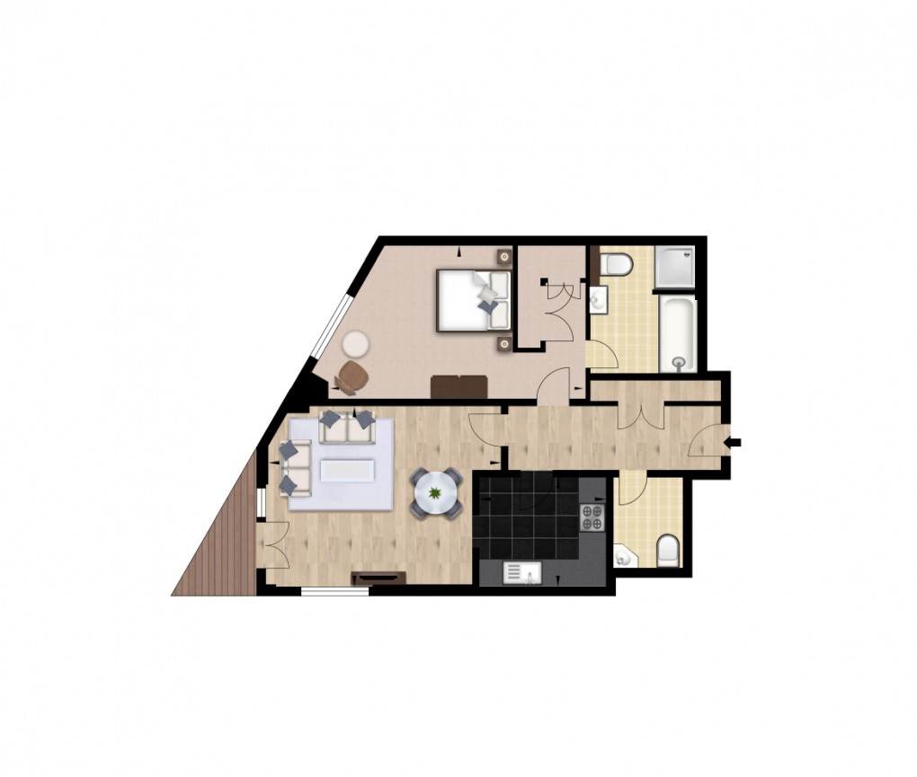 Floorplan for Canary Wharf, London