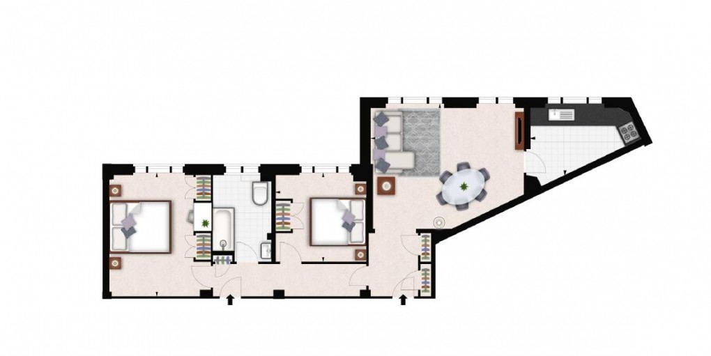 Floorplan for Mayfair (South) and Piccadilly, London