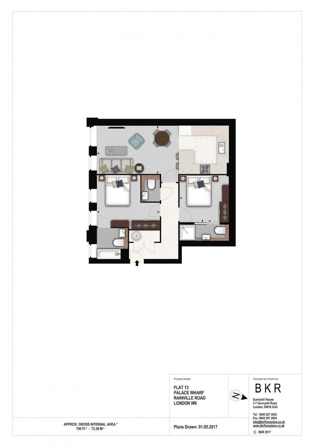 Floorplan for Hammersmith, London