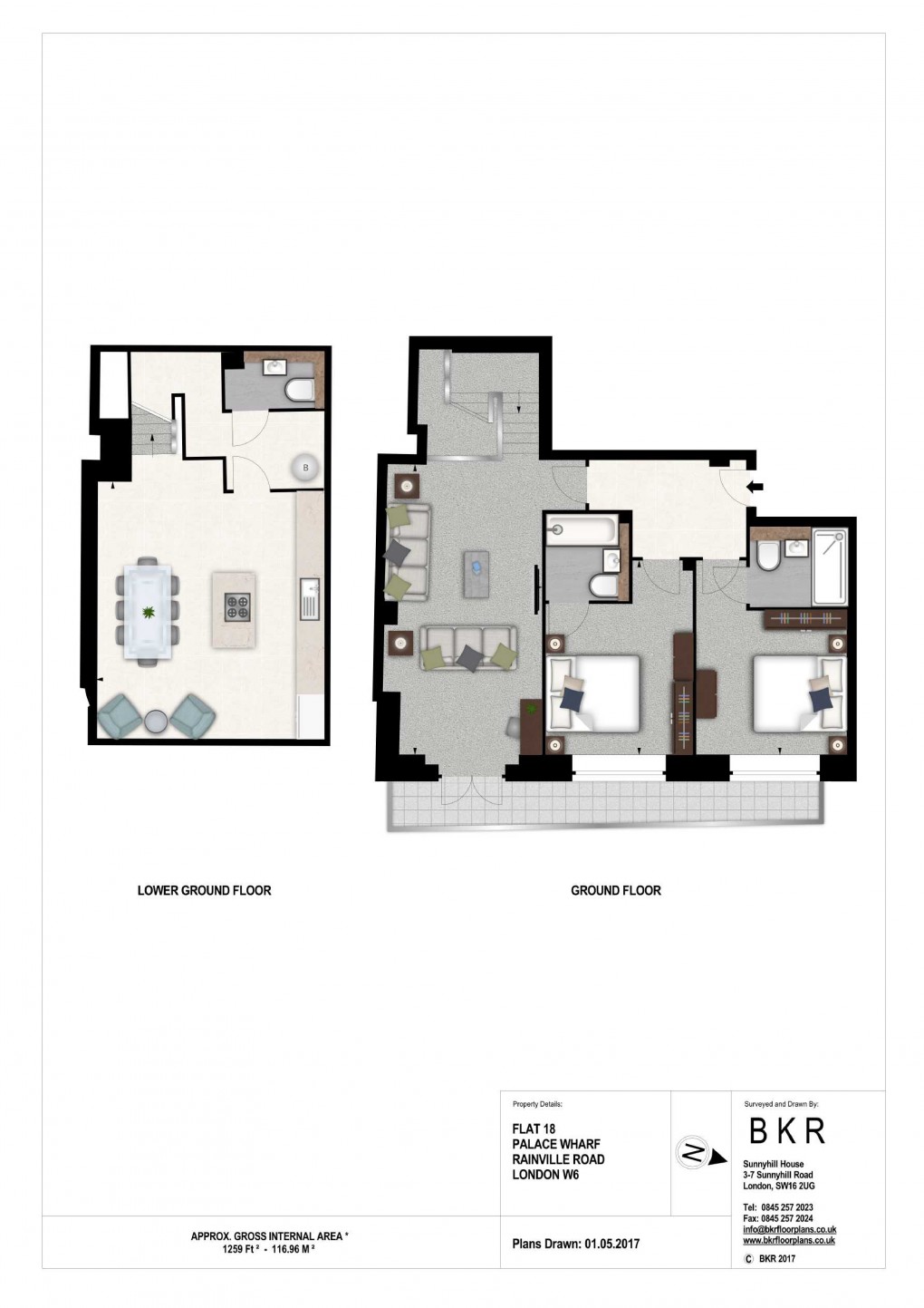 Floorplan for Hammersmith, London