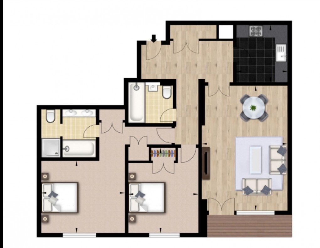 Floorplan for Canary Wharf, London