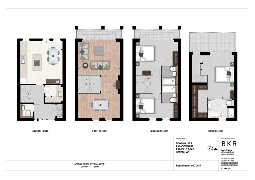 Floorplan for Hammersmith, London