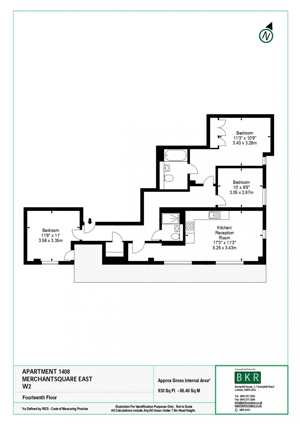 Floorplan for Marylebone, London