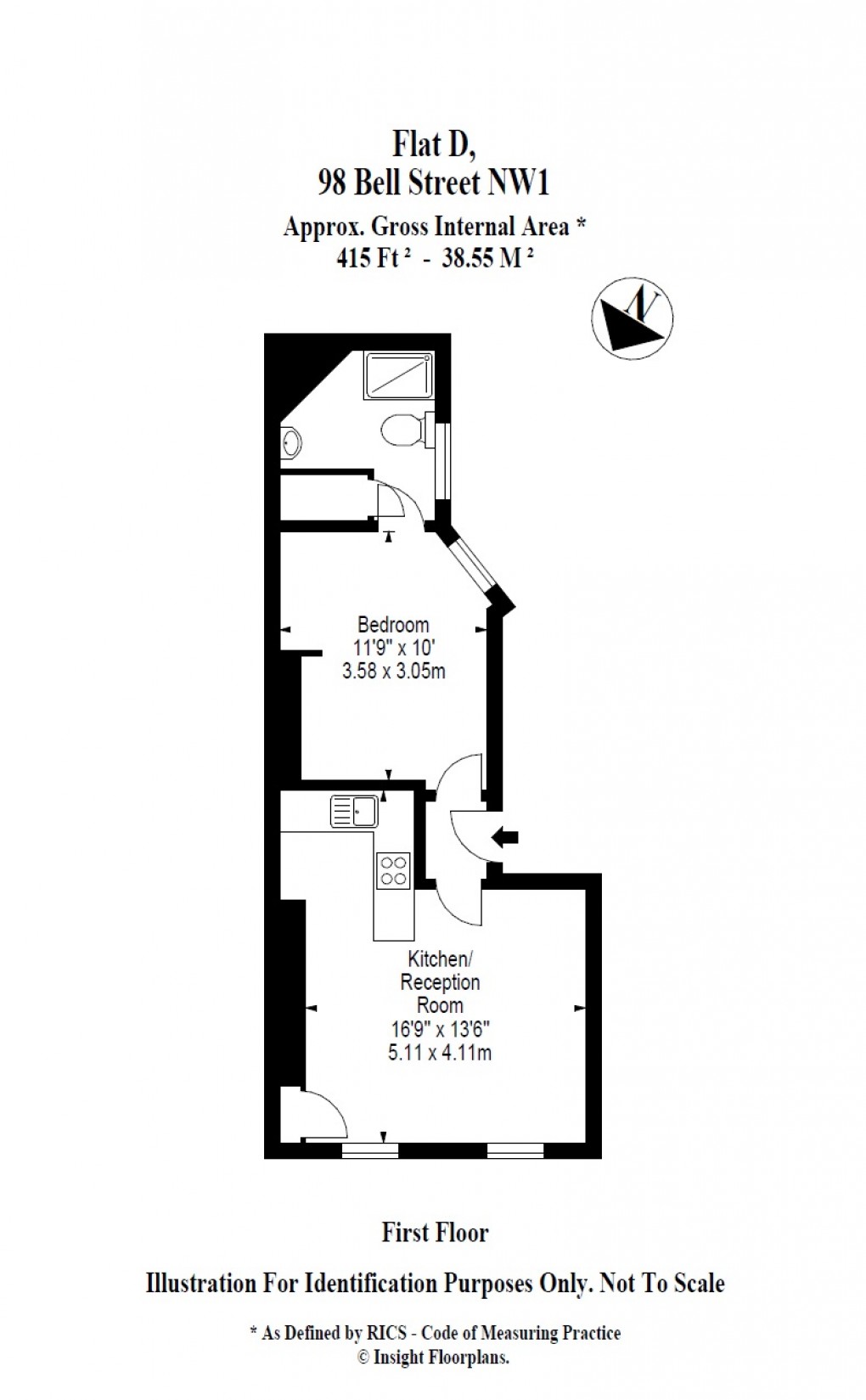 Floorplan for Marylebone, London