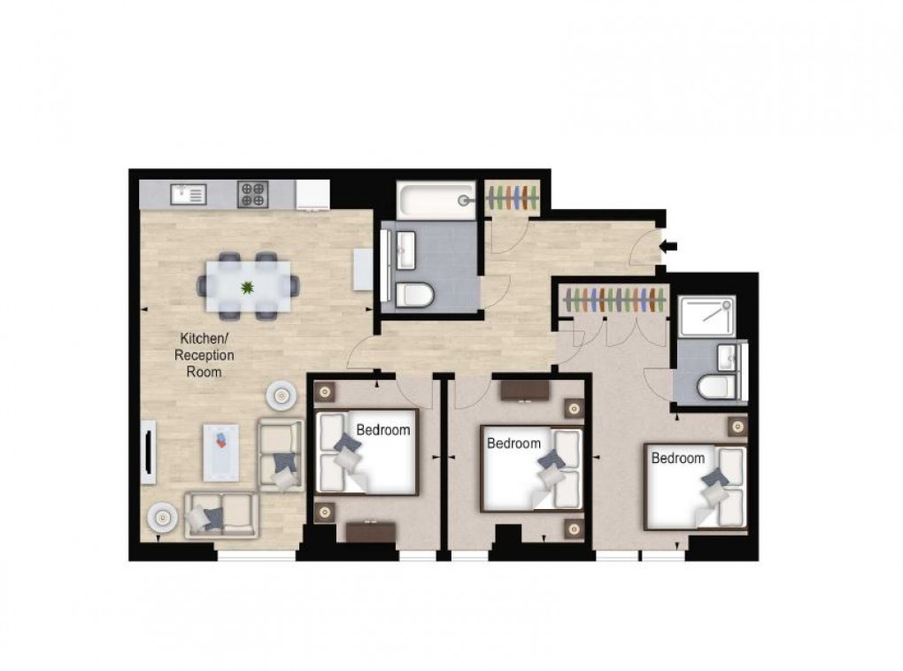 Floorplan for Paddington and Bayswater, London