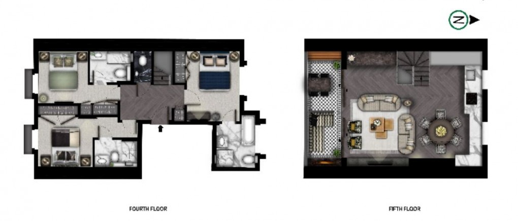 Floorplan for Kensington, London