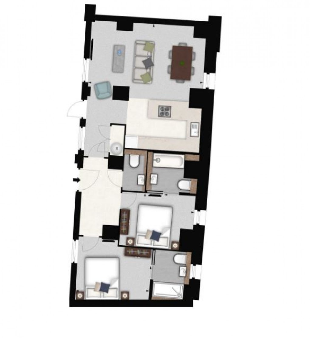 Floorplan for Hammersmith, London