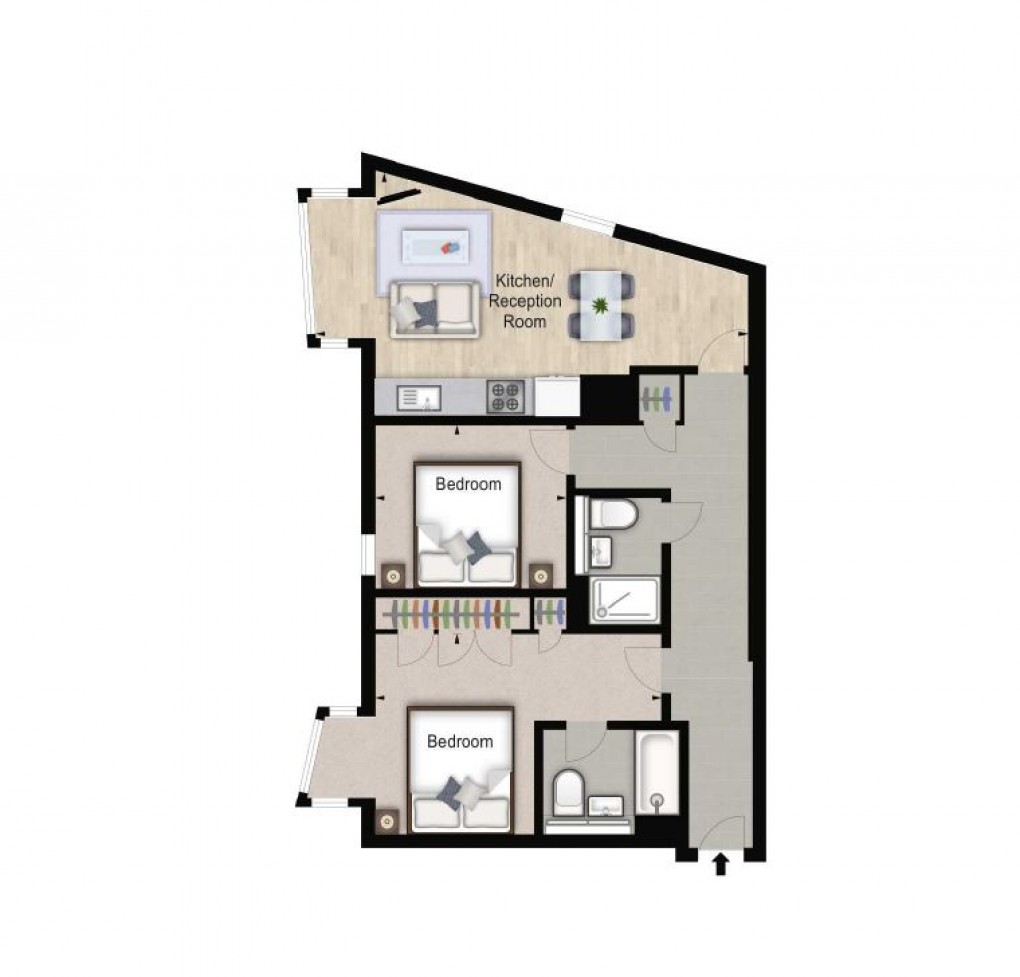 Floorplan for Paddington and Bayswater, London