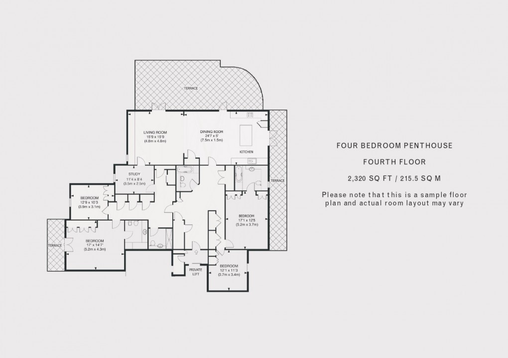 Floorplan for Little Venice, London