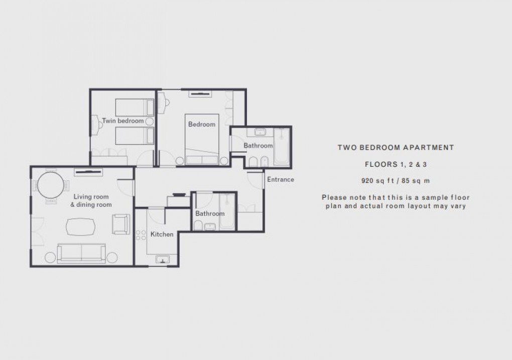 Floorplan for Little Venice, London