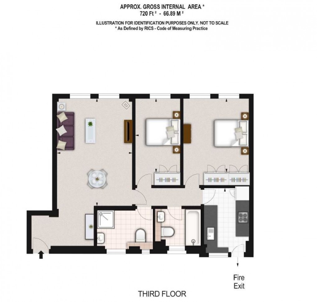 Floorplan for Chelsea, London